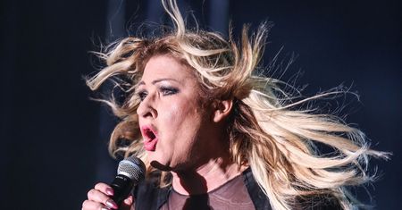 Beata Kozidrak w dziwnej stylizacji