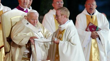 Papież podczas mszy w Lourdes