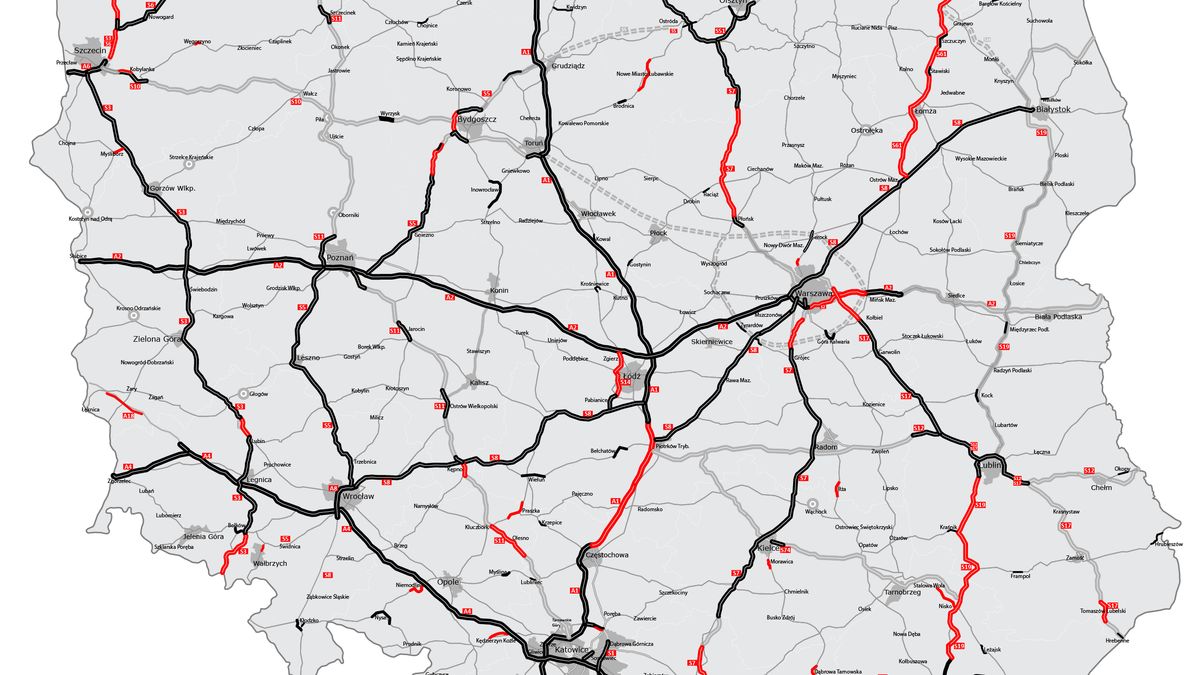 GDDKiA chce otworzyć 117 km nowych dróg.