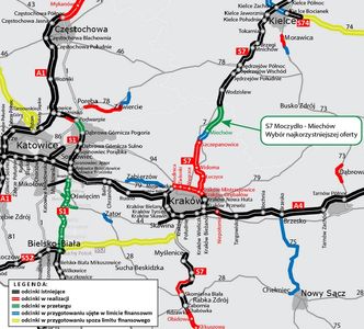 Ruszy budowa kolejnych odcinków S7 w Małopolsce i na Mazowszu