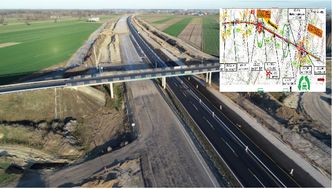 Wyburzanie wiaduktów na autostradzie A1. Utrudnienia dla kierowców