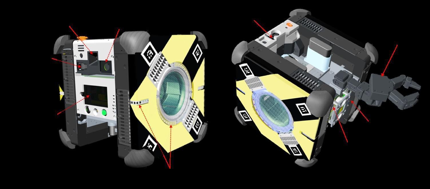 Roboty "Astrobees" będą posiadać szereg przydatnych dla astronautów udogodnień