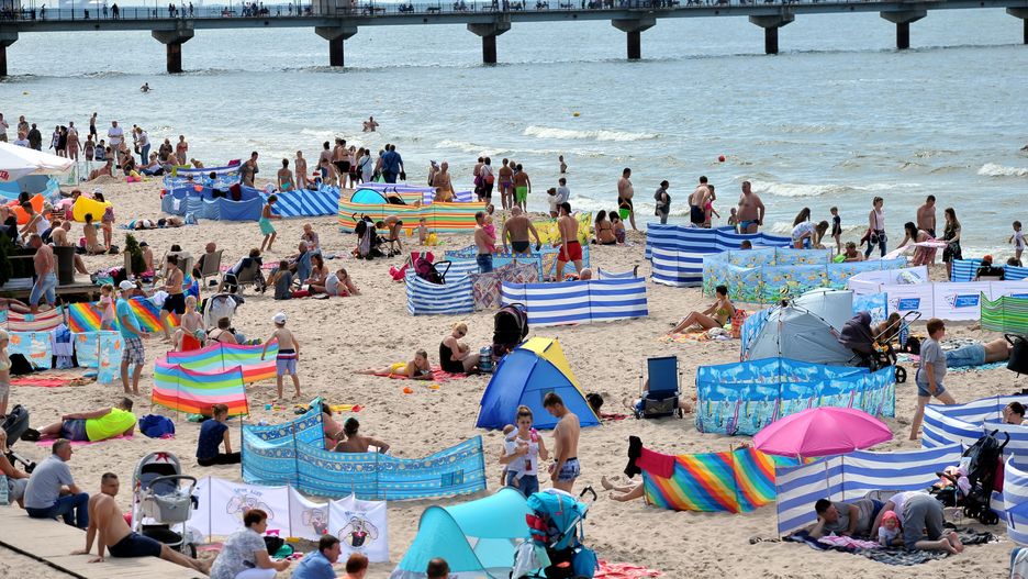 Plaża w Międzyzdrojach