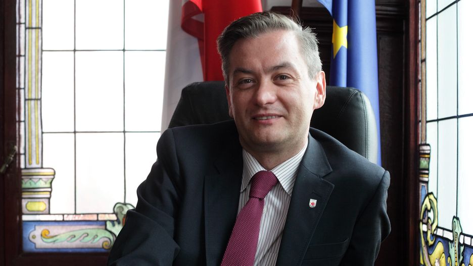 Prezydent Słupska Robert Biedroń