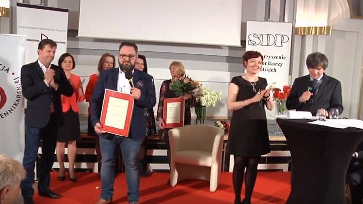 Wojciech Biedroń został uhonorowany za artykuł "Jak mafia rządziła Warszawą”