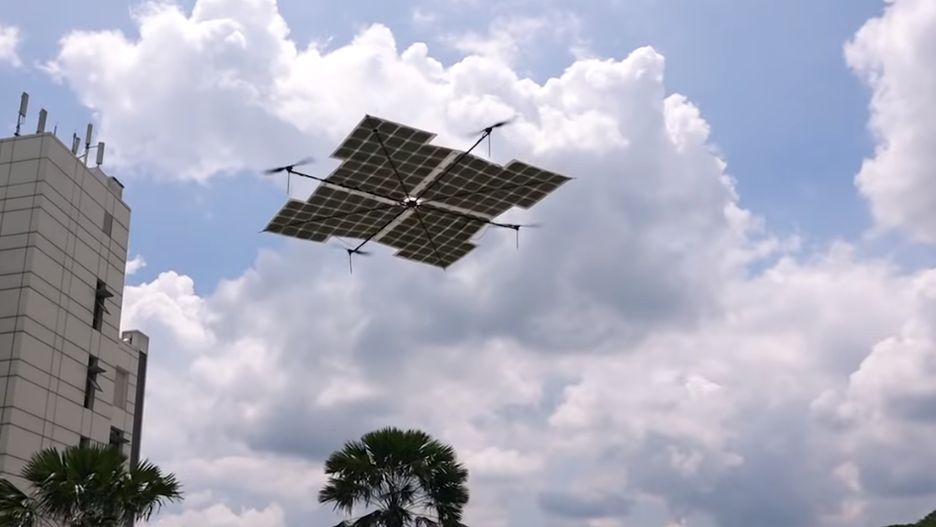 Dron jest praktycznie samowystarczalny