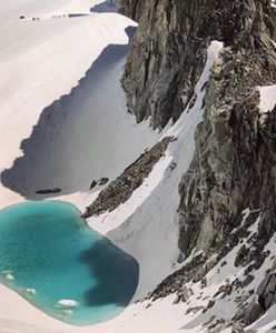 W Alpach pojawiło się jezioro. Jest kolejnym przejawem topnienia lodowców