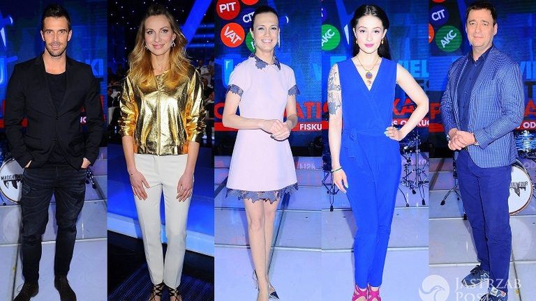 Wielki Test o Podatkach w TVP1 - gwiazdy