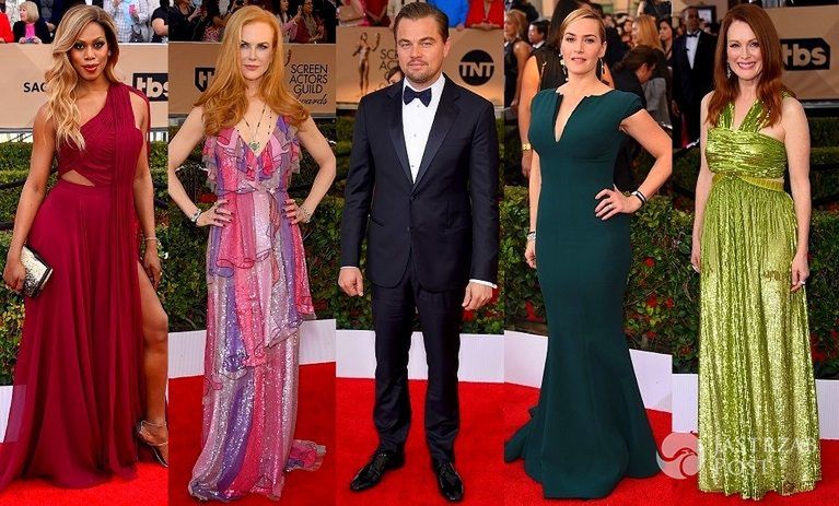 Gwiazdy na gali SAG 2016: Leonardo DiCaprio, Kate Winslet, Julianne Moore, Nicole Kidman...