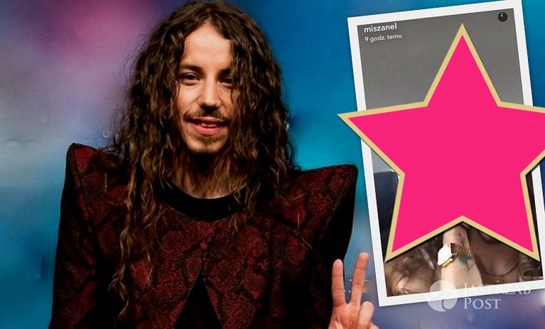 Michał Szpak po imprezie na Eurowizji