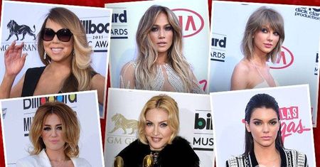 Niezapomniane kreacje gwiazd z gali rozdania Billboard Music Awards: Jennifer Lopez, Madonna, Rihanna, Miley Cyrus...