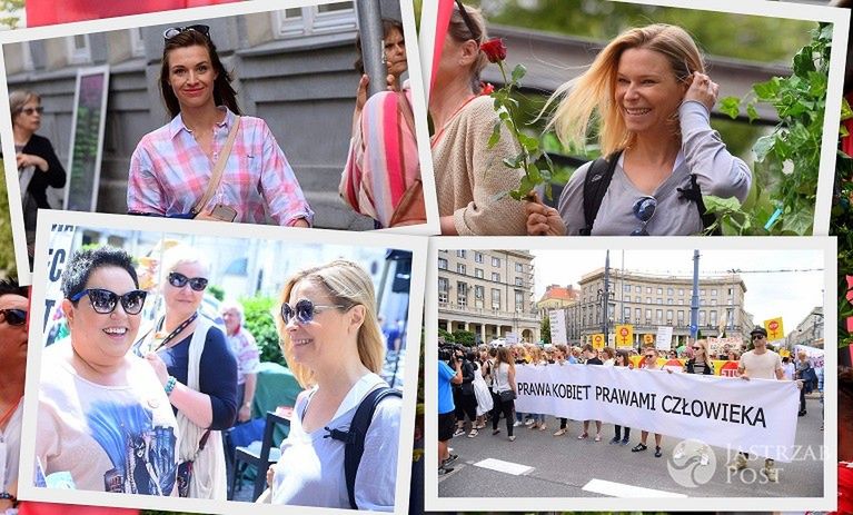 Gwiazdy na Marszu Godności: Dorota Wellman, Paulina Młynarska, Julia Kamińska... [Galeria]