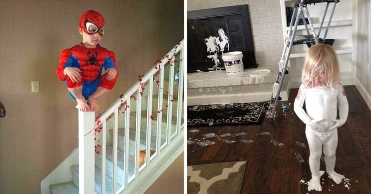 20 Kids Who Had So Much Fun While Unattended