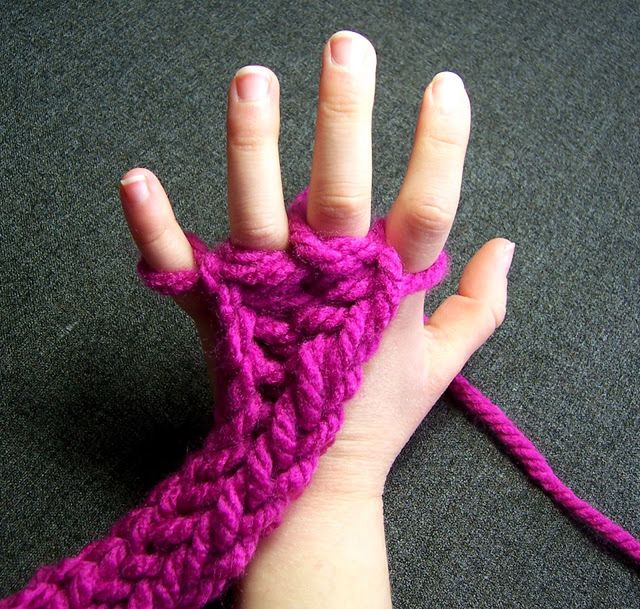 Finger Knitting