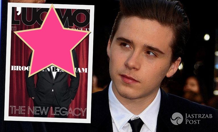 Brooklyn Beckham na okładce "L'Uomo Vogue"