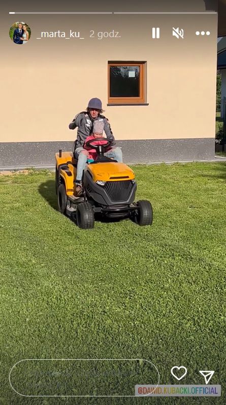 Dawid Kubacki z córką