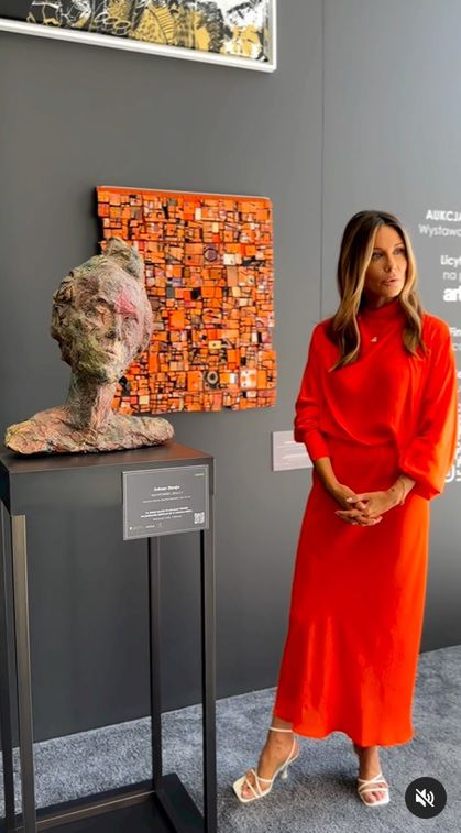 Małgosia Rozenek na wystawie TOP Charity 2023