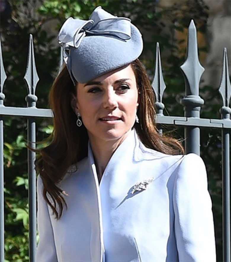 Księżna Kate i rodzina królewska na mszy z okazji 93 urodzin królowej Elżbiety II