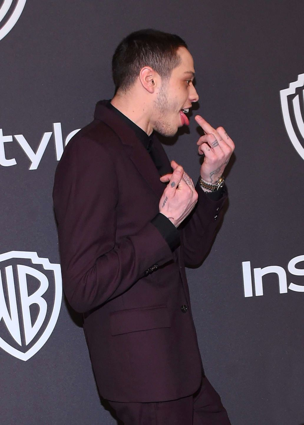 Pete Davidson podczas Złotych Globów