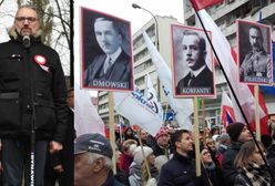 Plakat z Romanem Dmowskim na KOD Niepodległości