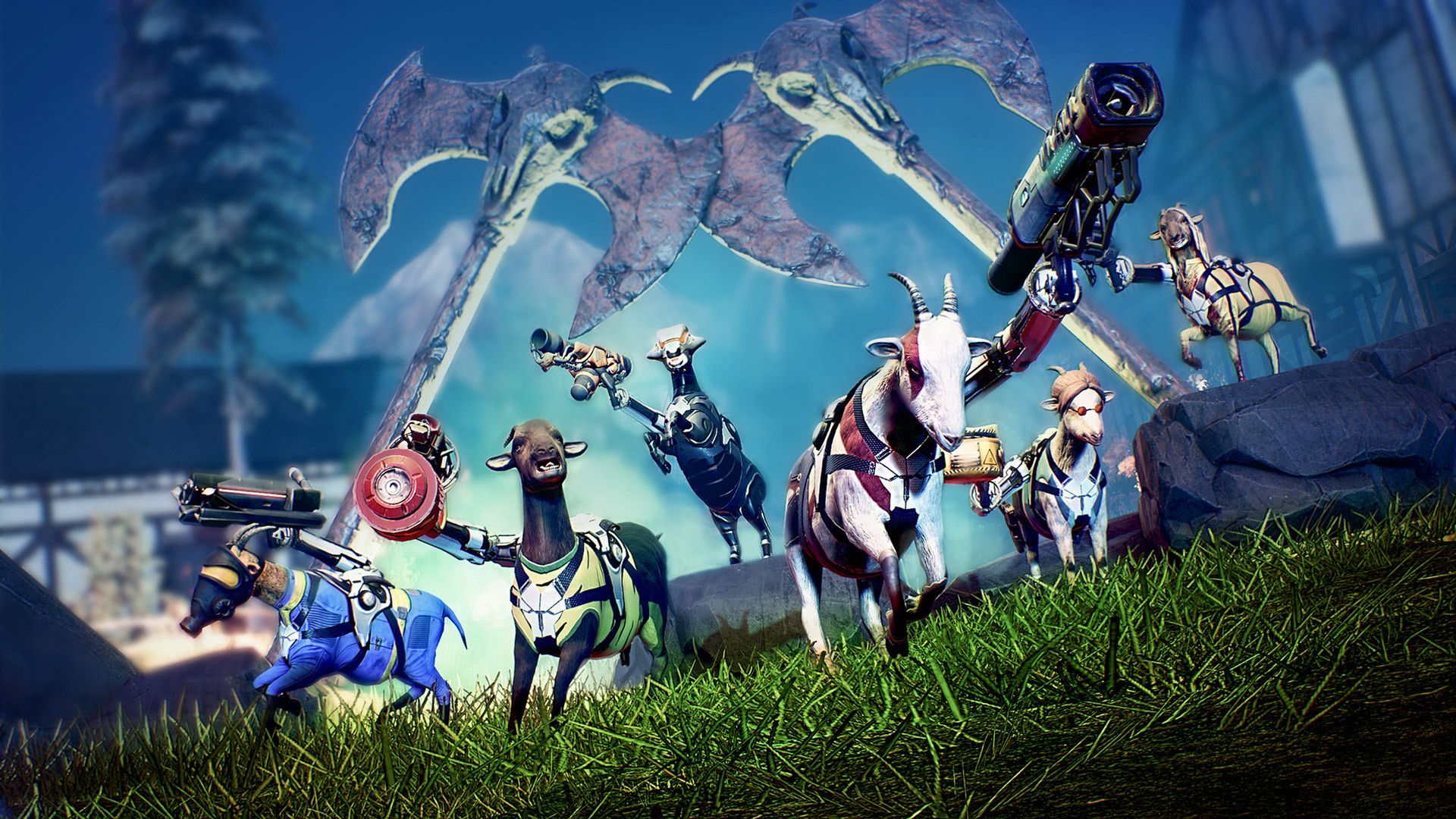 Zwariowana strzelanka arenowa Goat of Duty za darmo na Steam