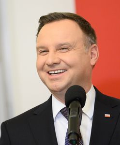 Męski wieczór Andrzeja Dudy. Nie odmówił zimnego piwa