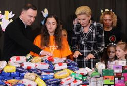 Para prezydencka pakowała paczki dla biednych. Andrzej Duda zaskoczył wspomnieniem