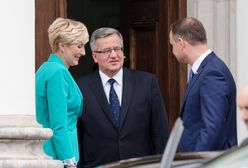 Bronisław Komorowski broni Agaty Dudy. "Dajcie etat pierwszym damom"