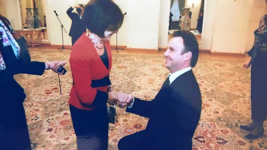 Andrzej Duda i Maria Kaczyńska na jednej fotografii