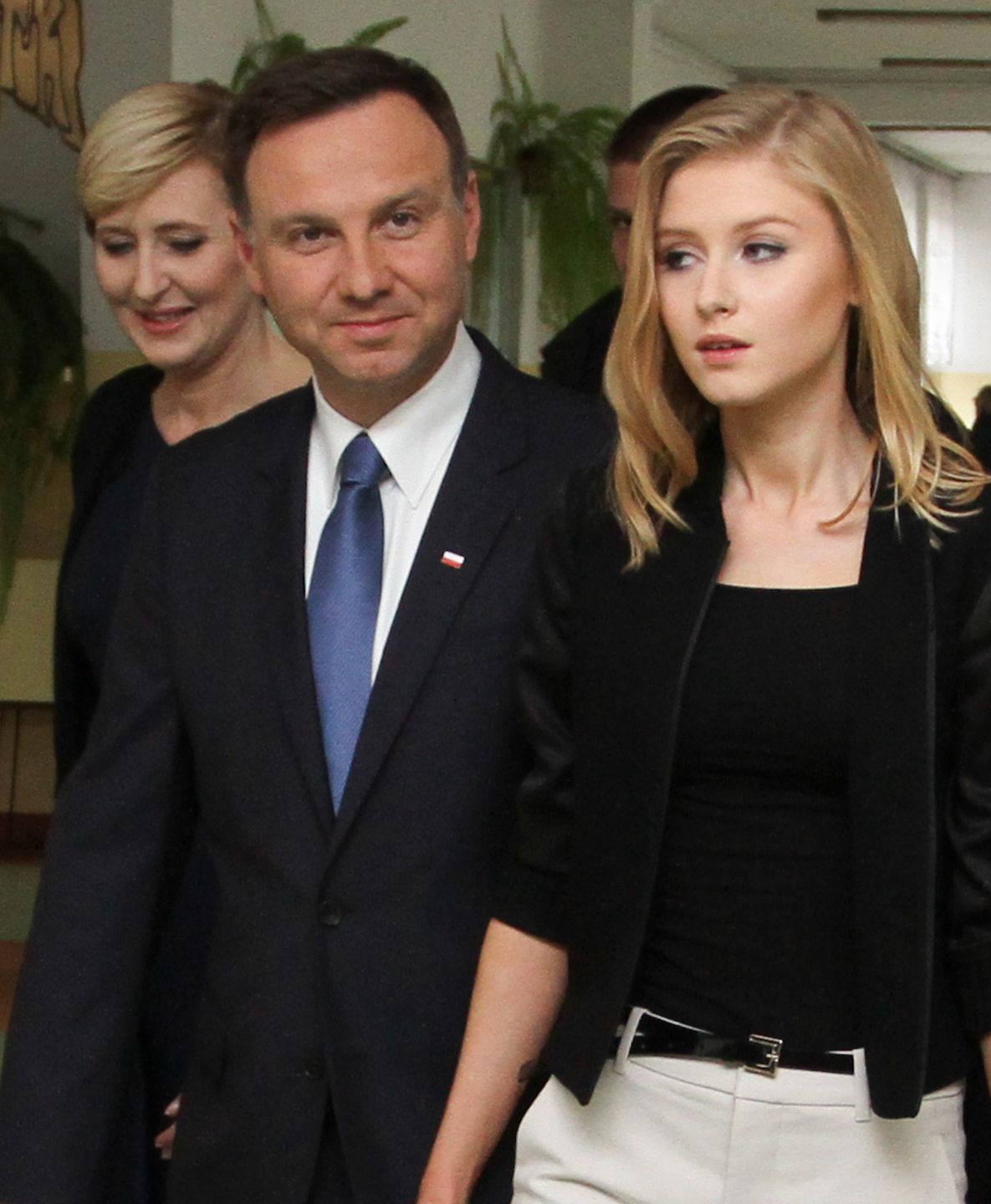 Kinga Duda z rodzicami 