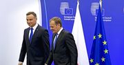 Najnowszy sondaż prezydencki. Duda i Tusk idą łeb w łeb