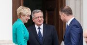 Bronisław Komorowski broni Agaty Dudy. "Dajcie etat pierwszym damom"