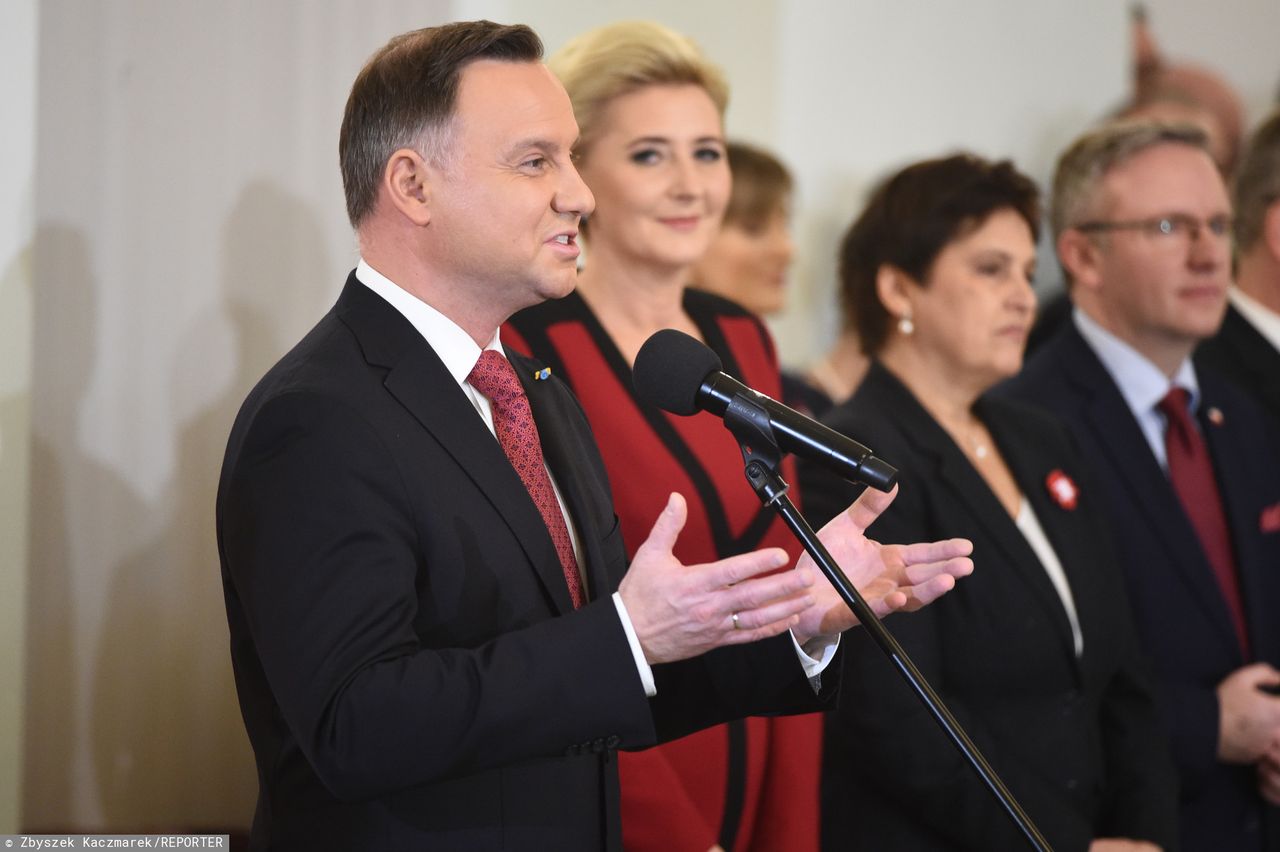   11 listopada. Agata Duda zadała szyku w Pałacu Prezydenckim