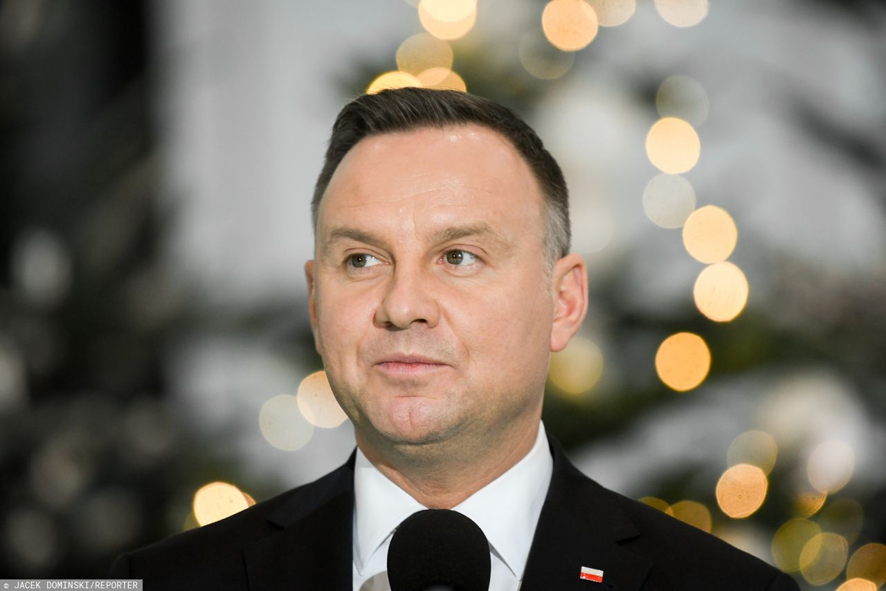 Andrzej Duda wygłosił przemówienie na koniec roku