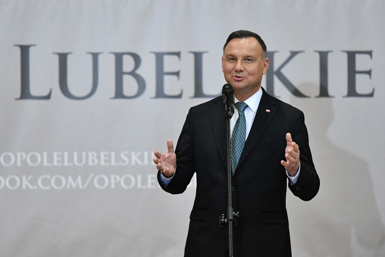 Prezydent Andrzej Duda broni reformy. "Niektórym sędziom wydaje się, że są bogami"