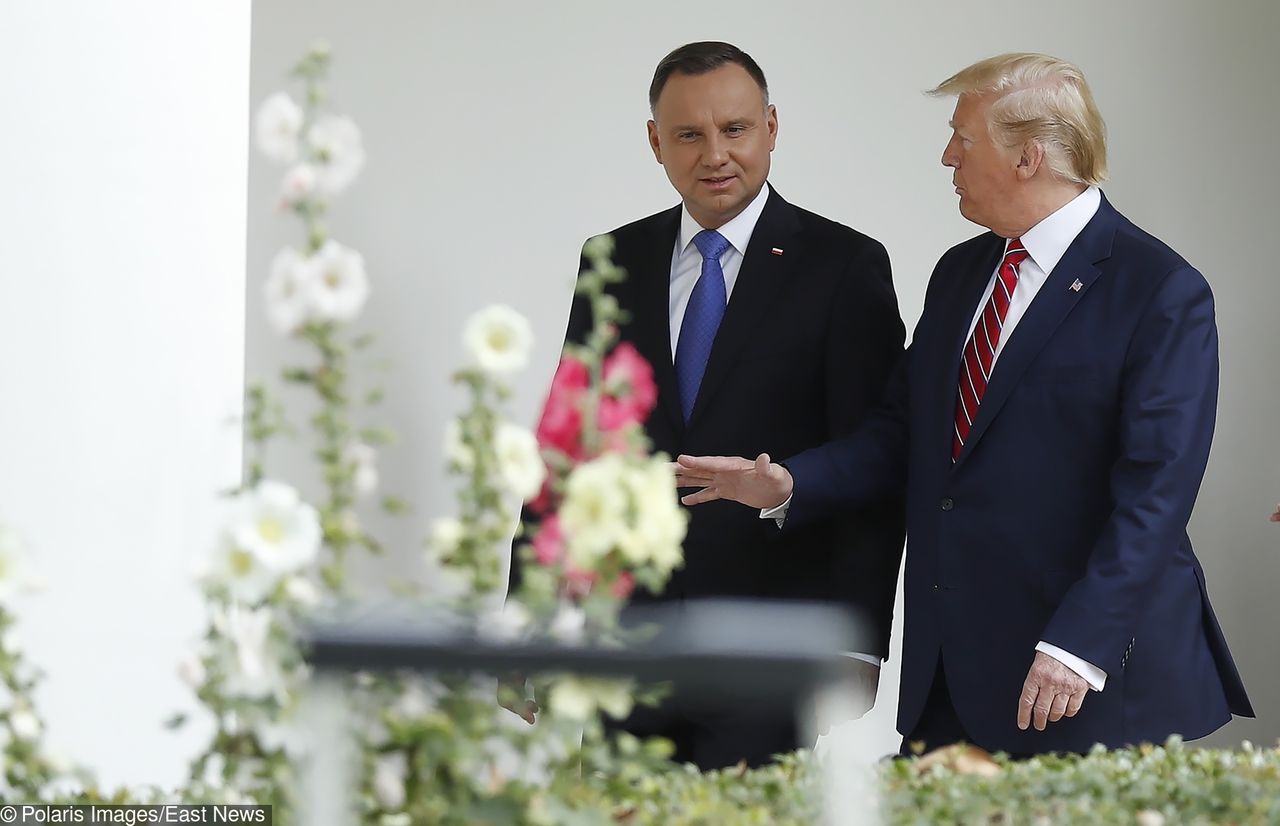 Donald Trump w Polsce. Andrzej Duda rozmawiał z prezydentem USA przez telefon