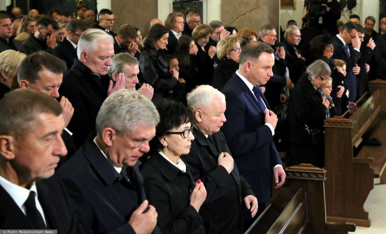 Pogrzeb Kornela Morawieckiego. Przejmujące słowa prezydenta Andrzeja Dudy