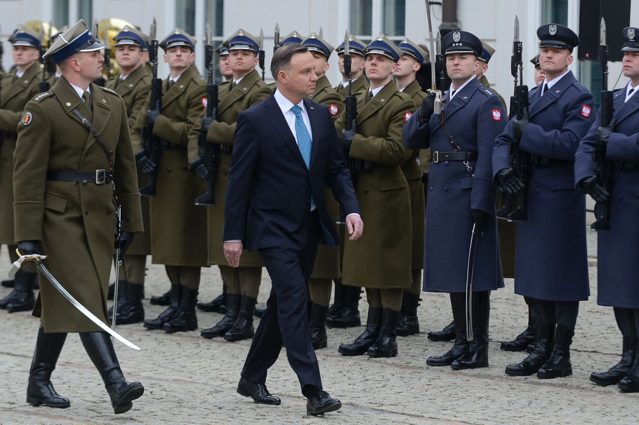 Andrzej Duda chce większych wydatków na wojsko. Mówi też o "strefie komfortu"