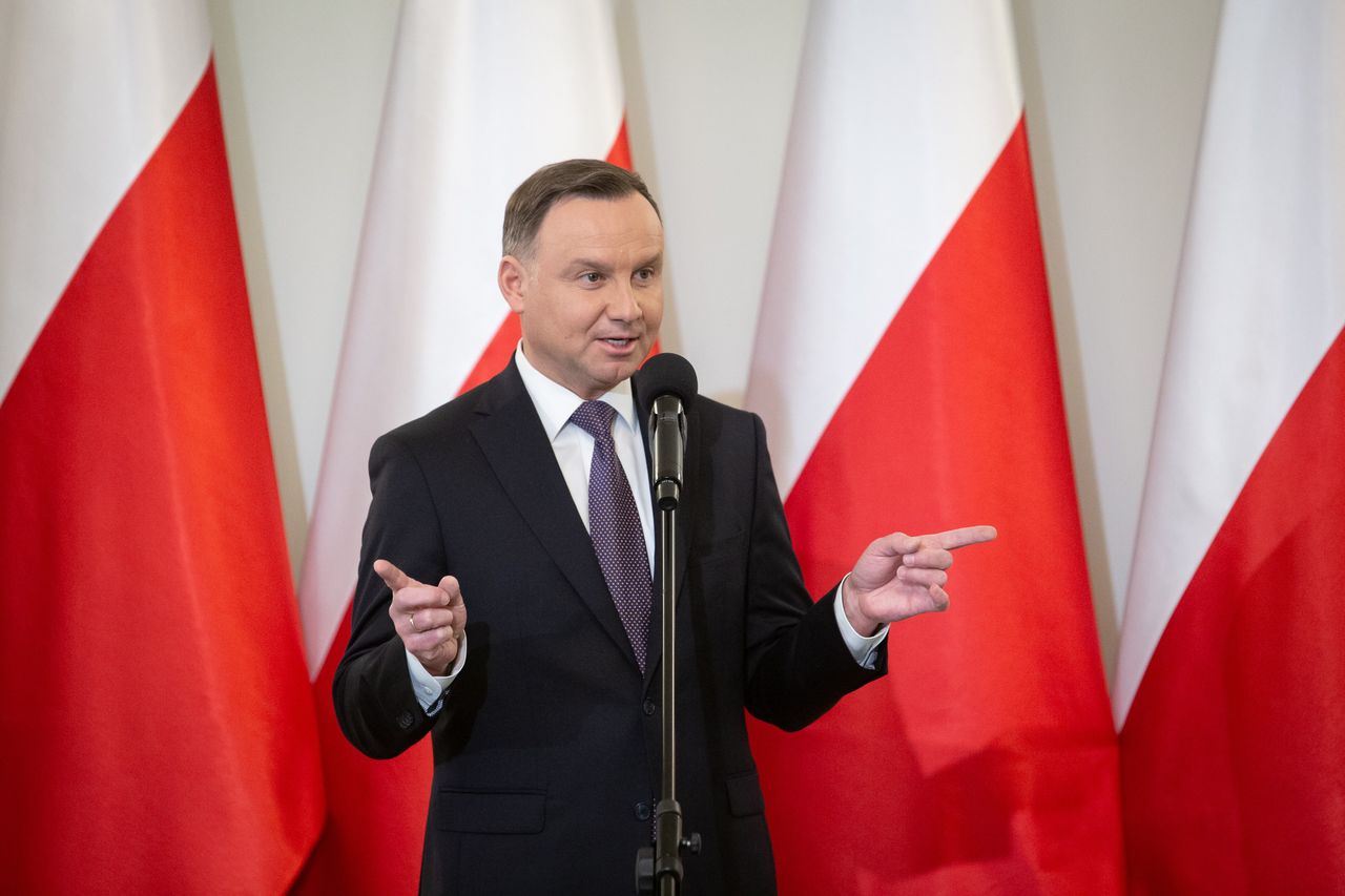 Burza po słowach prezydenta Andrzeja Dudy. "Wiedział, że jest nagrywany"