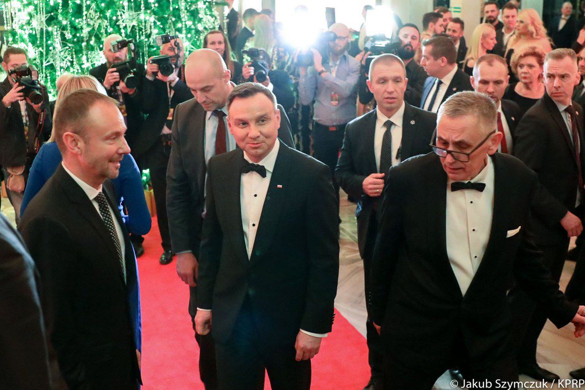 Andrzej Duda poszedł na urodziny Polsatu i podpadł PiS. Ostry atak Wyszkowskiego