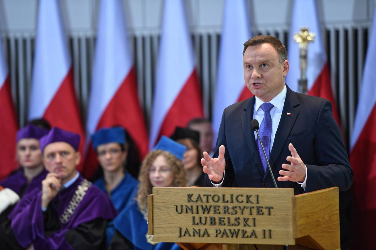 Andrzej Duda bije na alarm. Mocny wykład na KUL-u