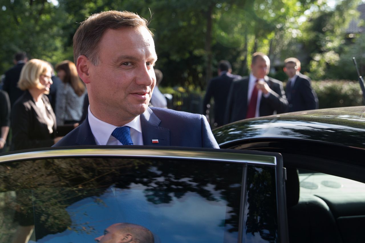 Prezydent Duda spadł ze skutera wodnego. Teraz będzie od tego ubezpieczony