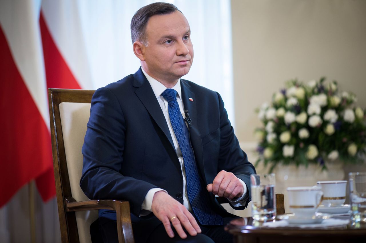 Andrzej Duda zaliczył spadek. Najnowszy sondaż CBOS