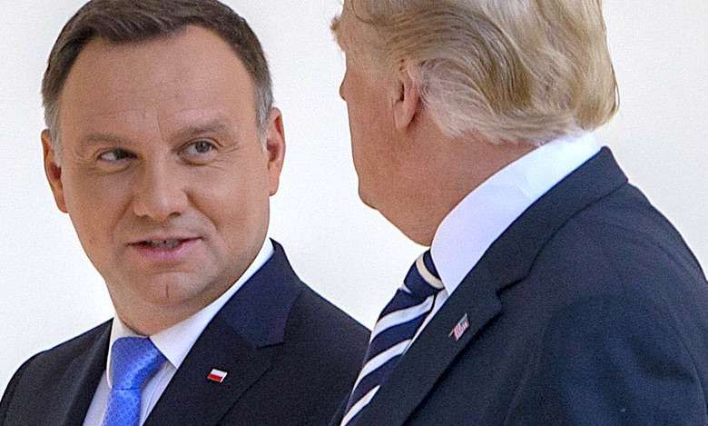 Andrzej Duda i Donald Trump