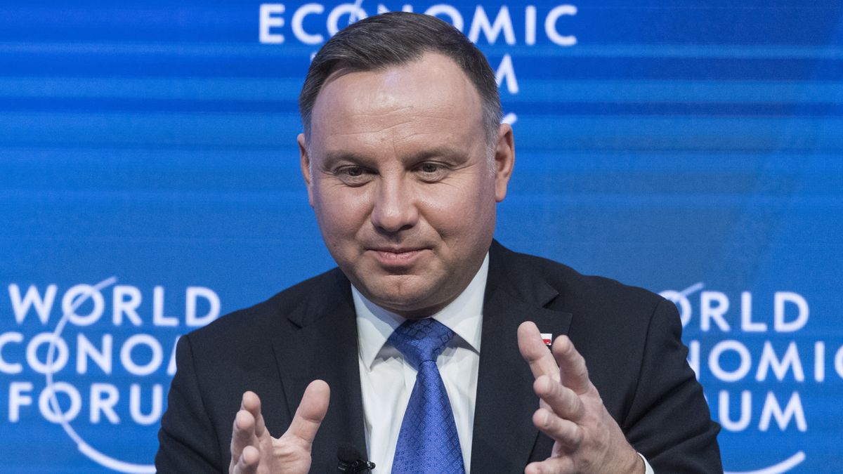 Prezydent Andrzej Duda brał udział w jednej z debat podczas Światowego Forum Ekonomicznego w Davos