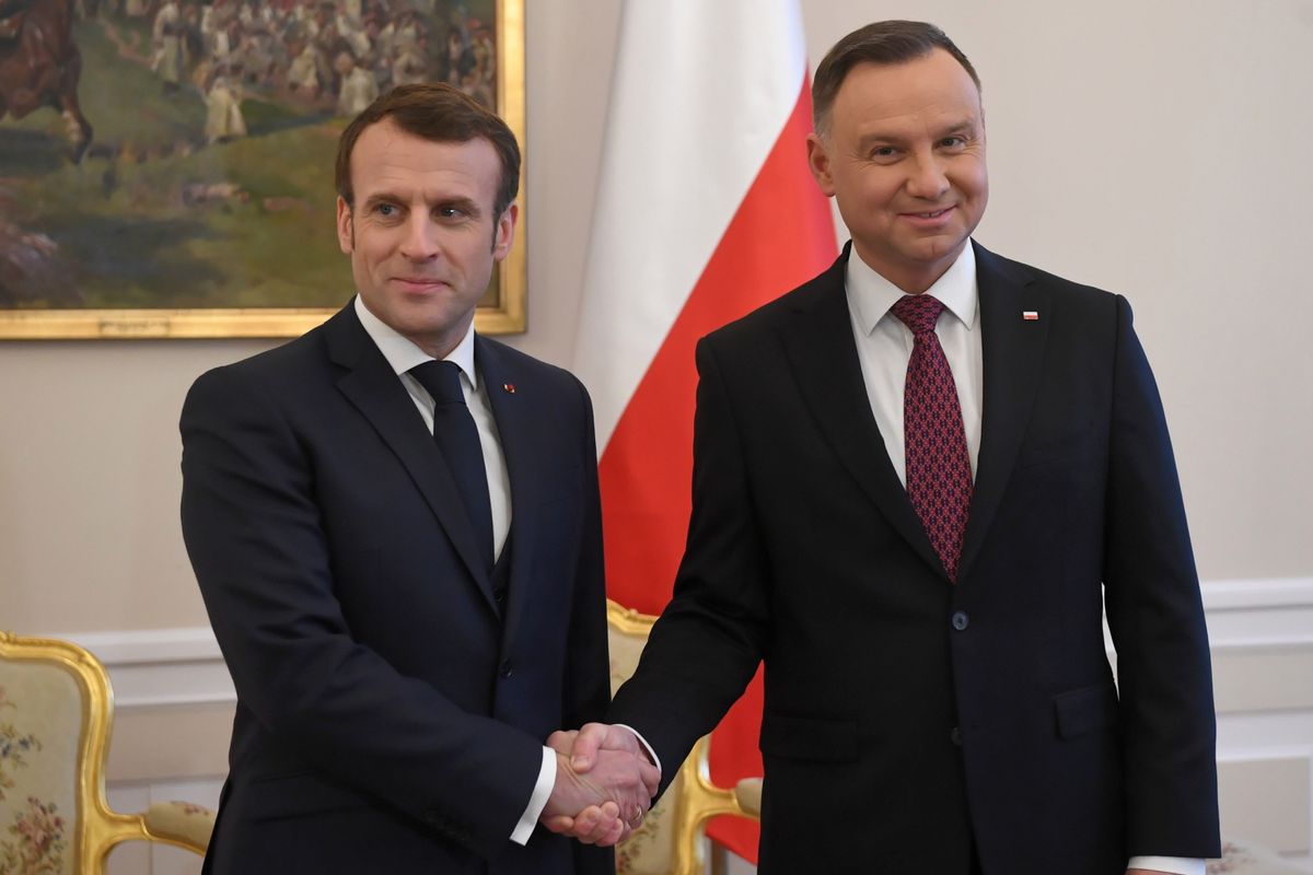 Emmanuel Macron w Polsce. Andrzej Duda: to będzie przełom