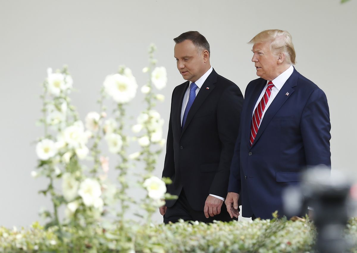 Andrzej Duda w USA. Trump: myślę, że przylecę do Polski