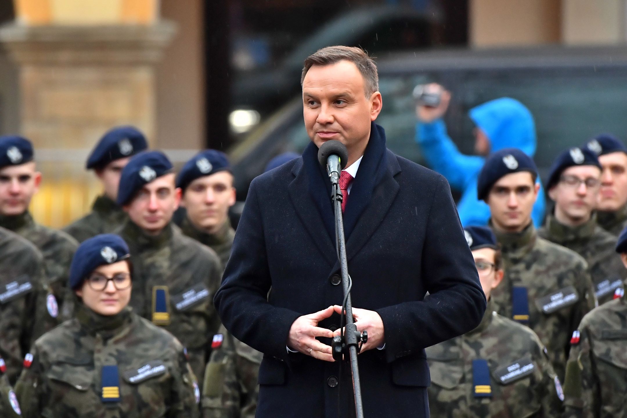 Andrzej Duda przemawiał w Kamiennej Górze
