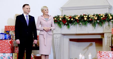 Agata Duda i Andrzej Duda przekazali "Szlachetną paczkę"