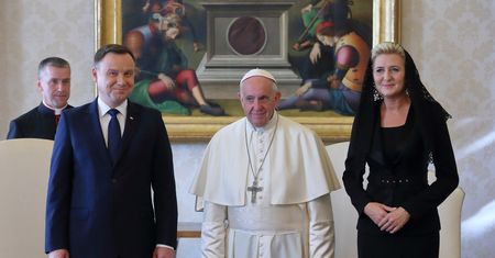 Wiemy, o czym papież rozmawiał z Agatą Kornhauser-Dudą
